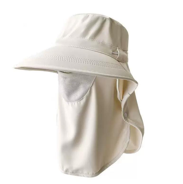 Chapeau solaire tout-en-un protection intégrale