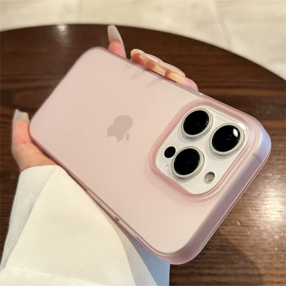 حافظة لهاتف آيفون 17 16 15 14 Pro Max Plus 13 12 11 XR غطاء ممتص للصدمات من السيليكون