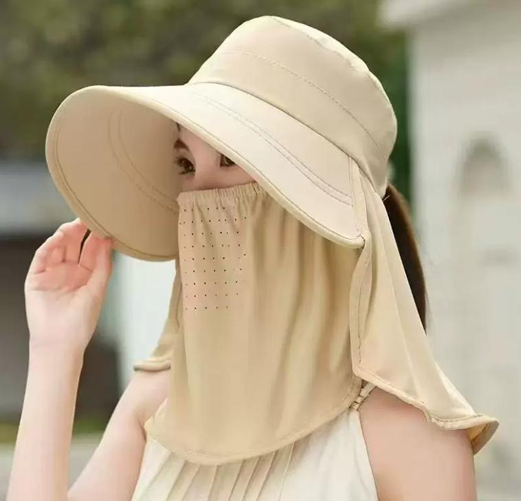 Chapeau anti-soleil protection complète image 2