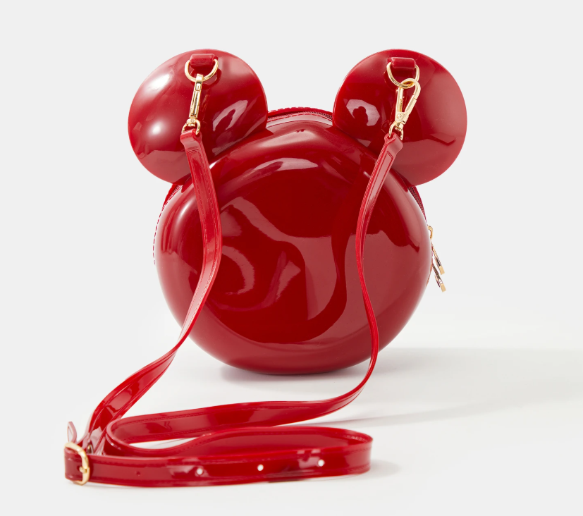 Sac bandoulière rond rouge modèle Mickey image 2