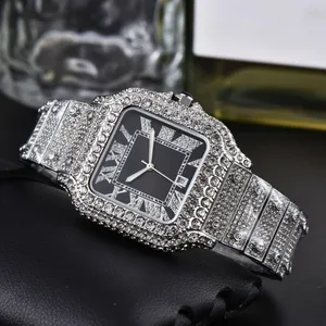 Luxury Diamond Quartz Wrist Man and Woman Watch