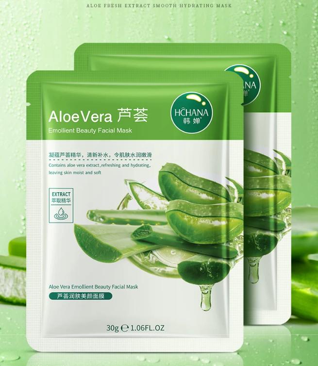 Aloe Vera Emollient Beauty Facial Mask