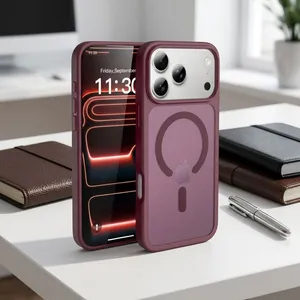 New Design Skin Feeling Mette Frosted Magnetic Mobile Phone Case for iPhone 18 Promax