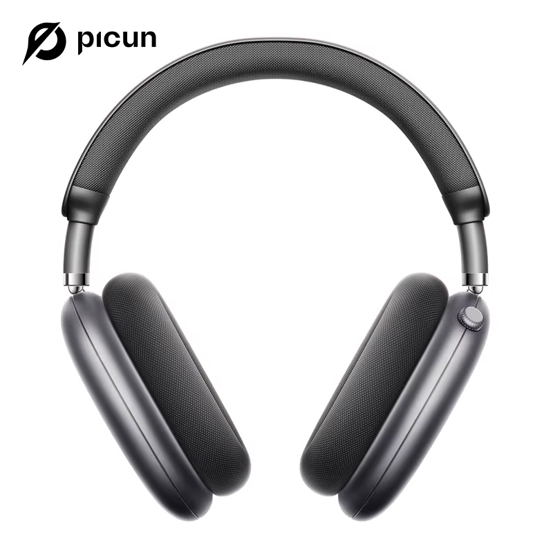 Picun F8 Pro ANC سماعات رأس لاسلكية تتبع الرأس صوت محلي ثلاثي الأبعاد -52dB ANC HIFI سماعة رأس بخاصية البلوتوث ENC HD Mic تطبيق منخفض الكمون